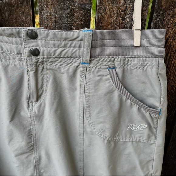 Kühl Durango Cinch Skirt In Taupe Sz 12 - Picture 7 of 13